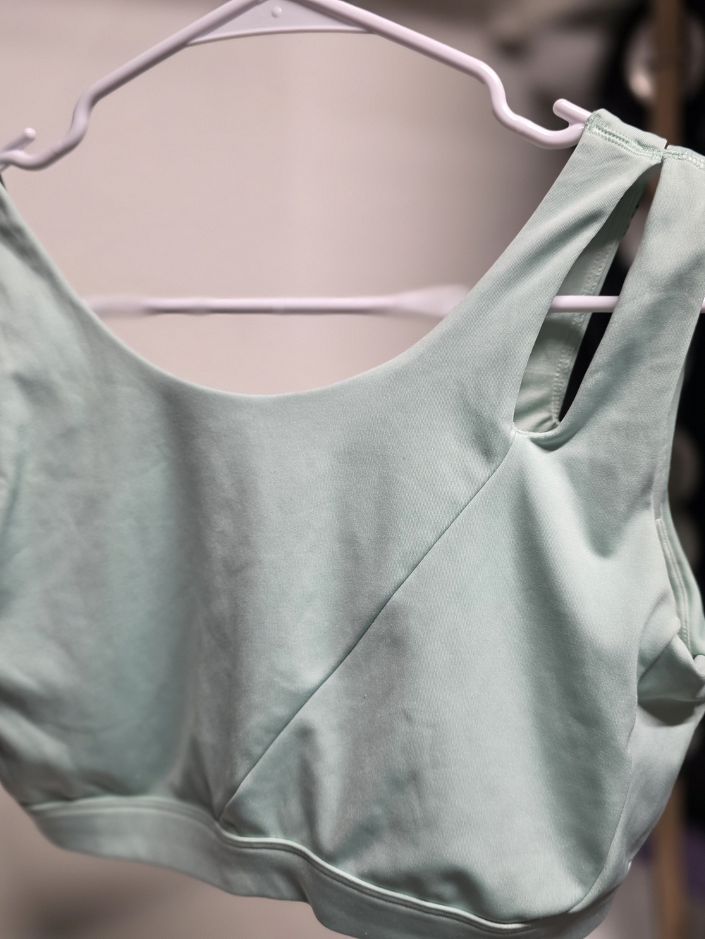 Mint Green Athletic Sports Bra